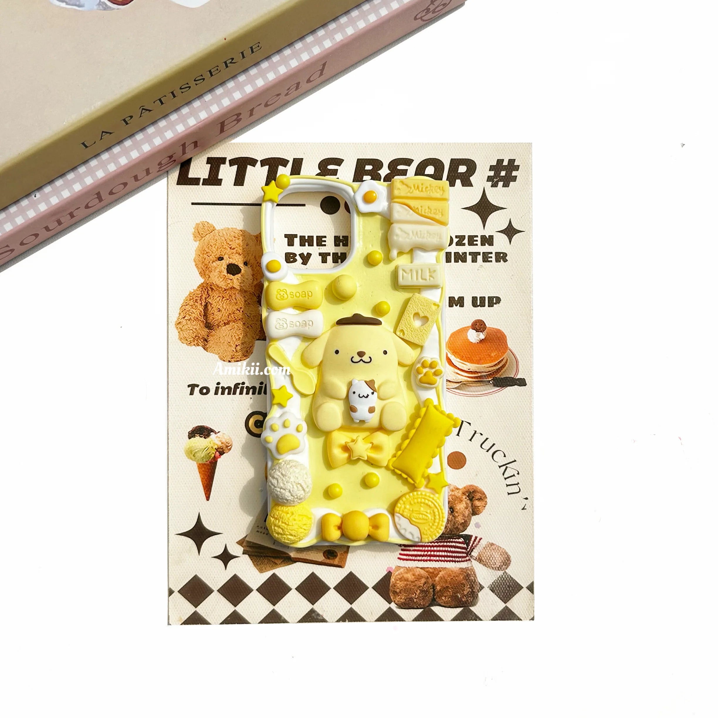 Keroppi / Pompom Purin Decoden Cream Phone Case Iphone Samsung Case