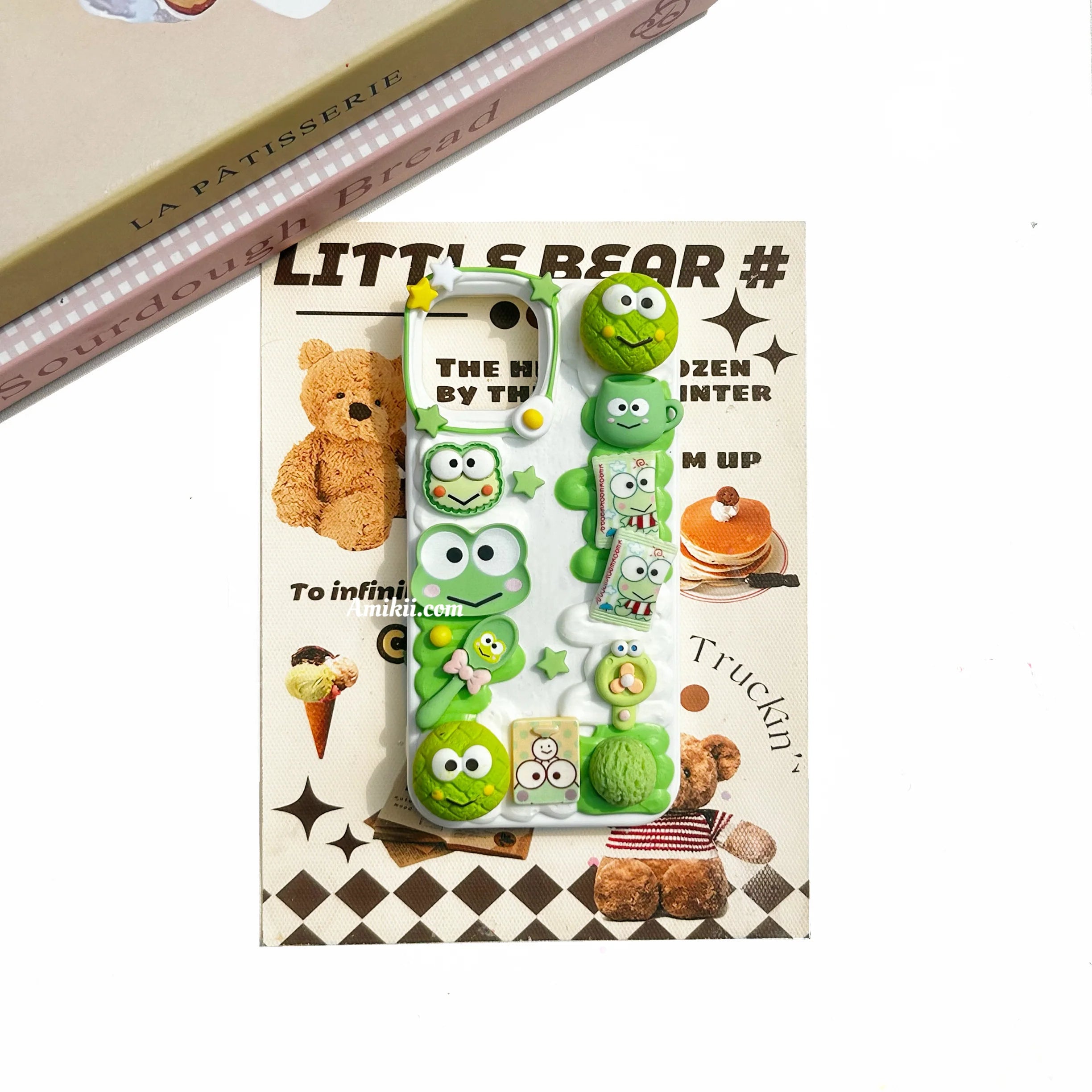 Keroppi / Pompom Purin Decoden Cream Phone Case Iphone Samsung Case