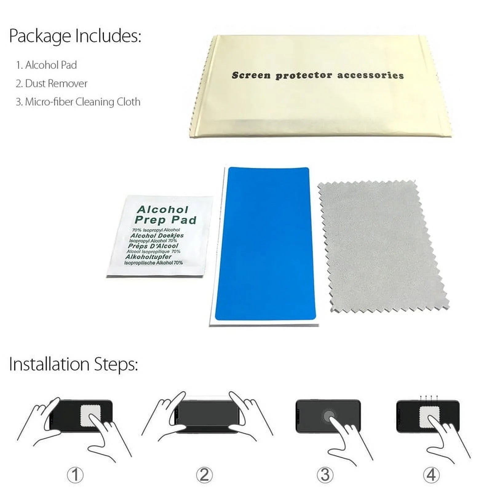 Full Cover Tempered Glass Screen Protector for Samsung Galaxy S8 plus (3-Pack, Clear)