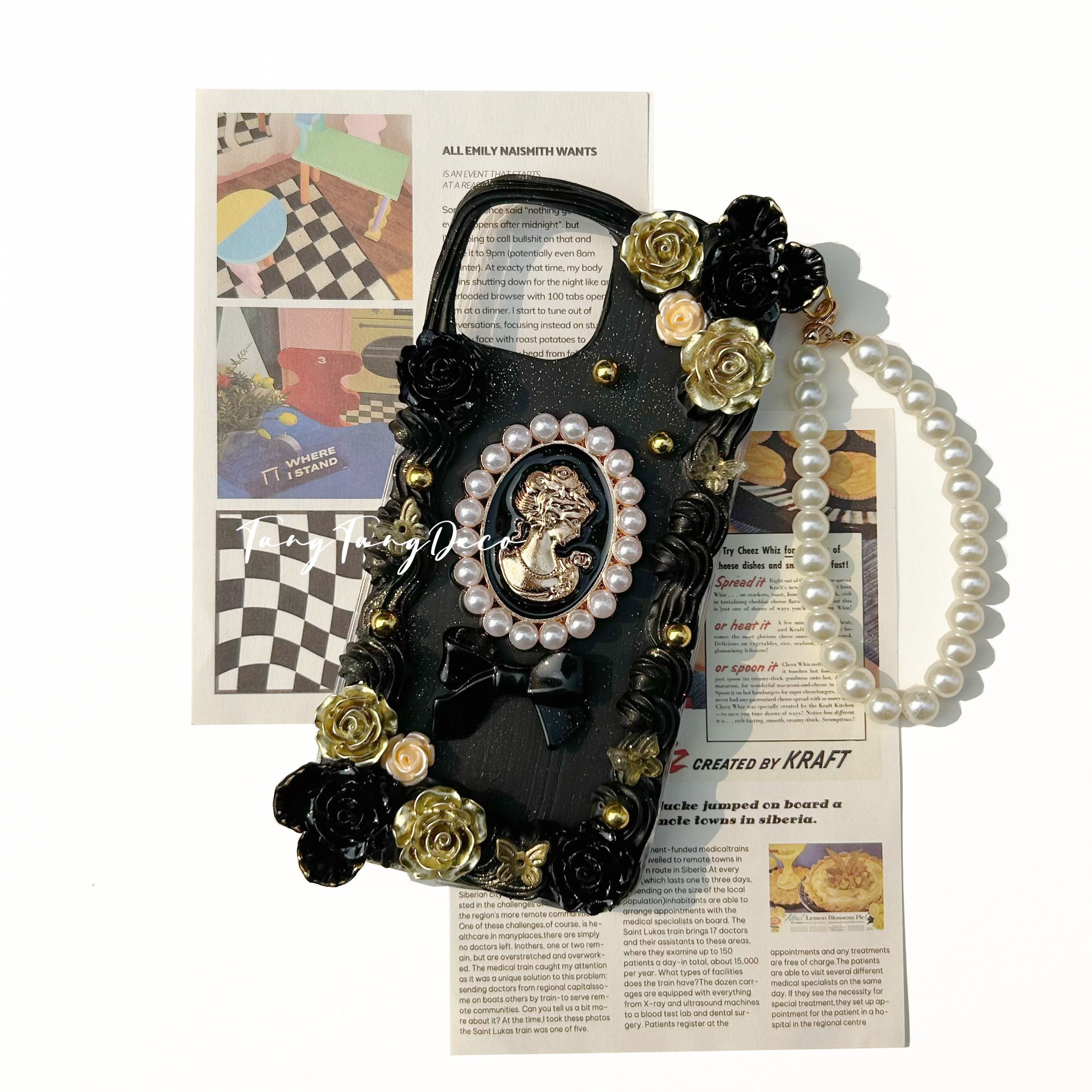 Baroque Decoden Cream Phone Case Iphone Samsung Google Case