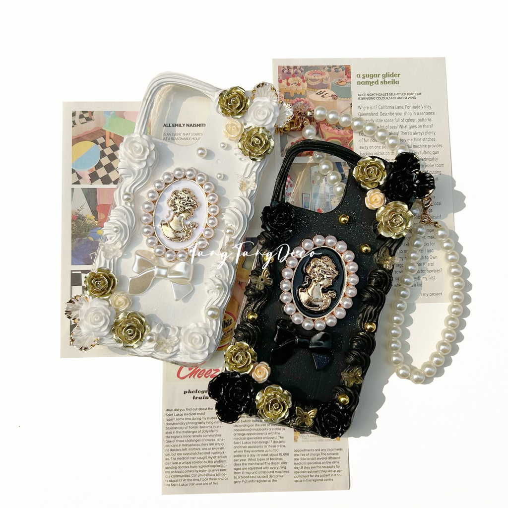 Baroque Decoden Cream Phone Case Iphone Samsung Google Case